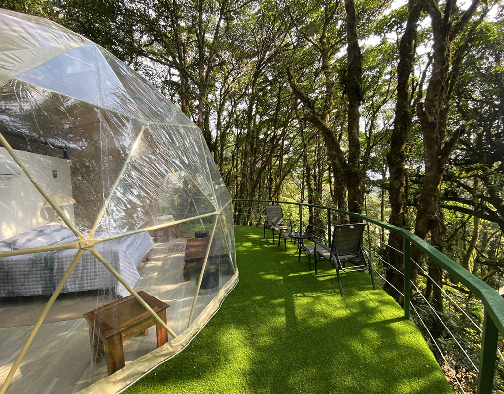 Deluxe Queen Tent with Terrace and Mountain View