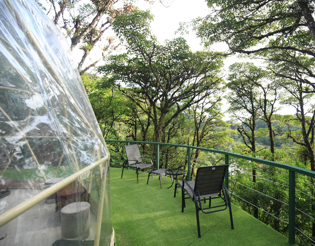 Romantic Tent with Terrace and Mountain View